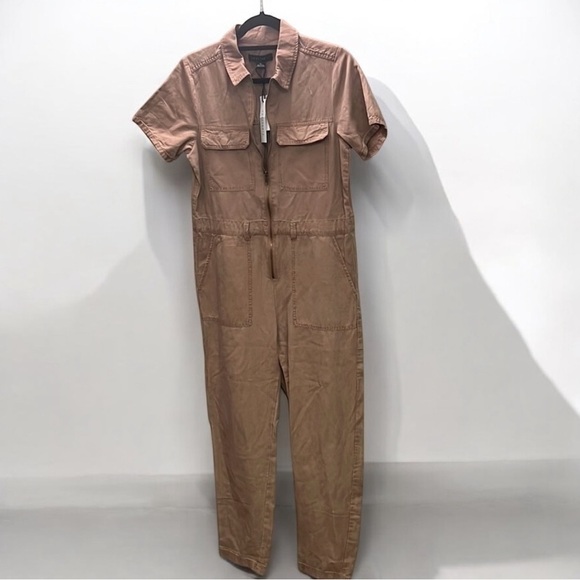 🌹NWT:SANCTUARY Explorer Cotton Blend Jumpsuit in Washed Lio - Picture 5 of 7